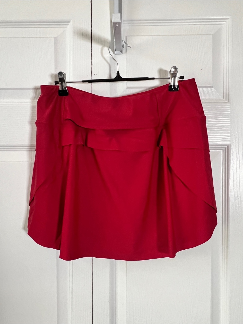 NWOT Halara Vibrant Red Layered Mini Skort